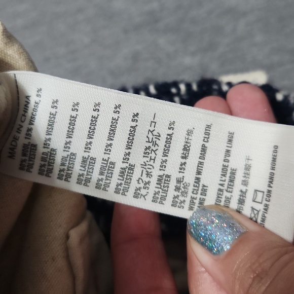 Y2K Hollister Woven Wool Tote Shoulder Travel Purse Summer Shopping Beach Bag - Picture 9 of 14